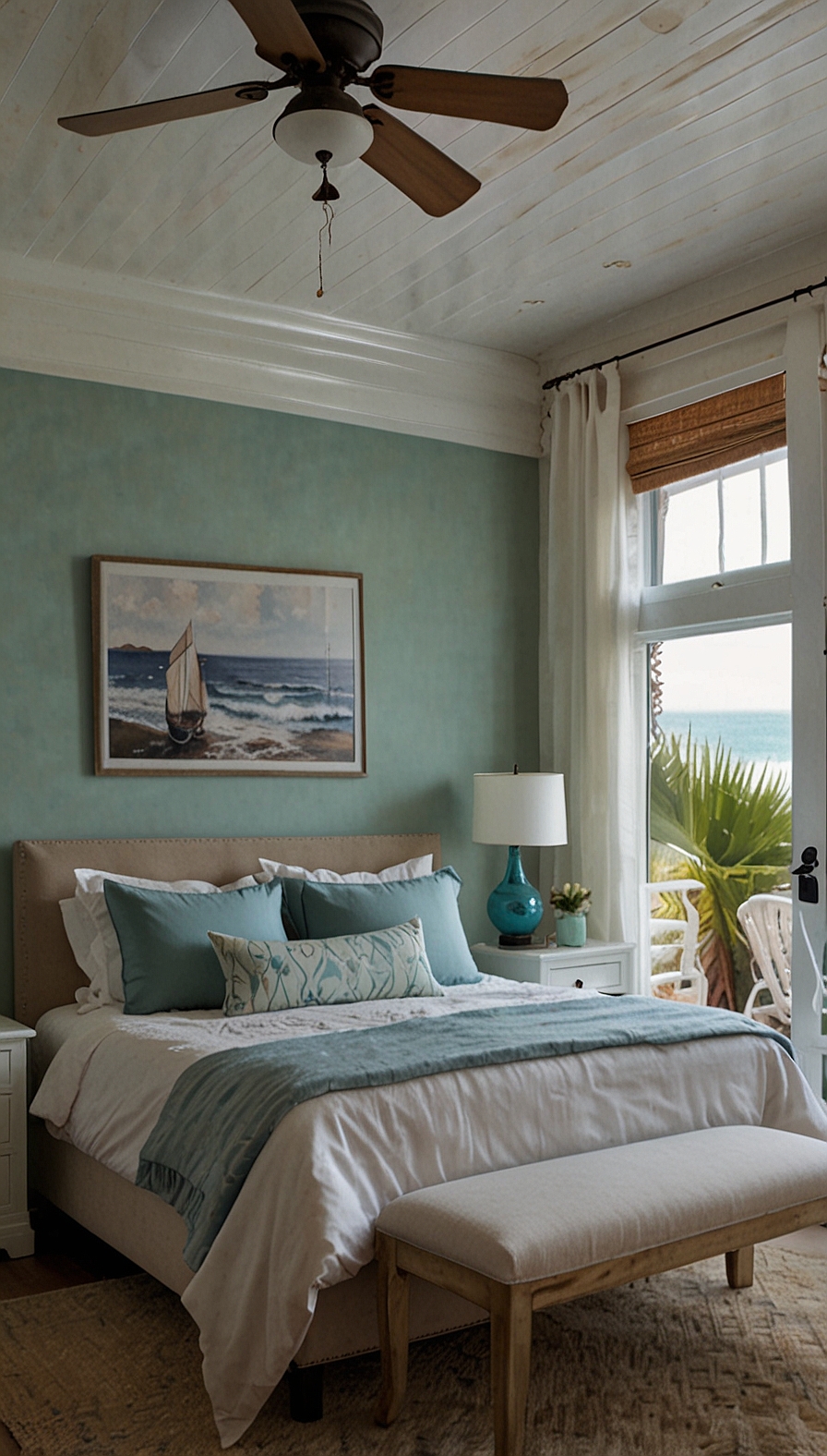 49 Cozy Coastal Bedroom Ideas