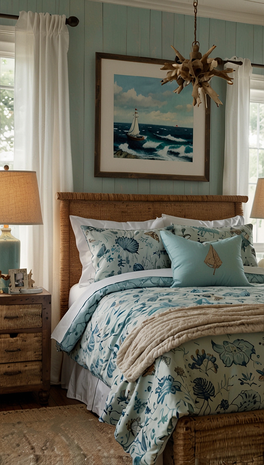 49 Cozy Coastal Bedroom Ideas