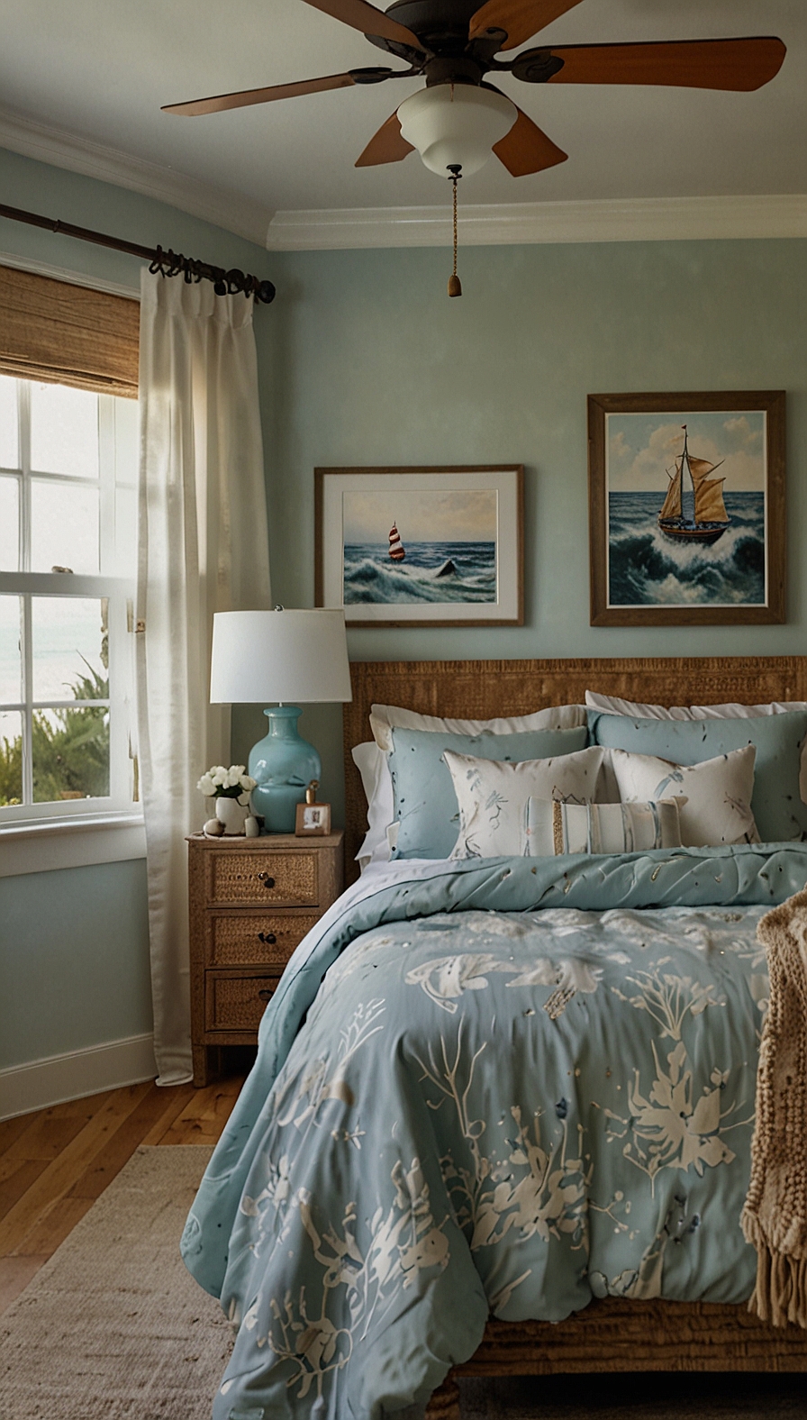 49 Cozy Coastal Bedroom Ideas