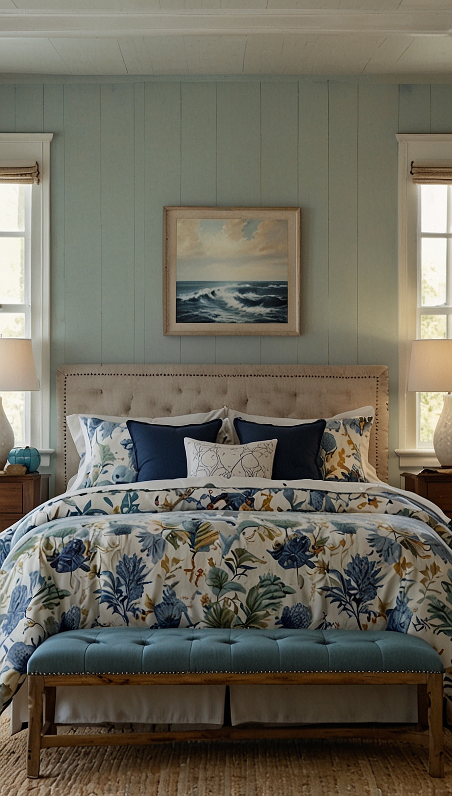 49 Cozy Coastal Bedroom Ideas