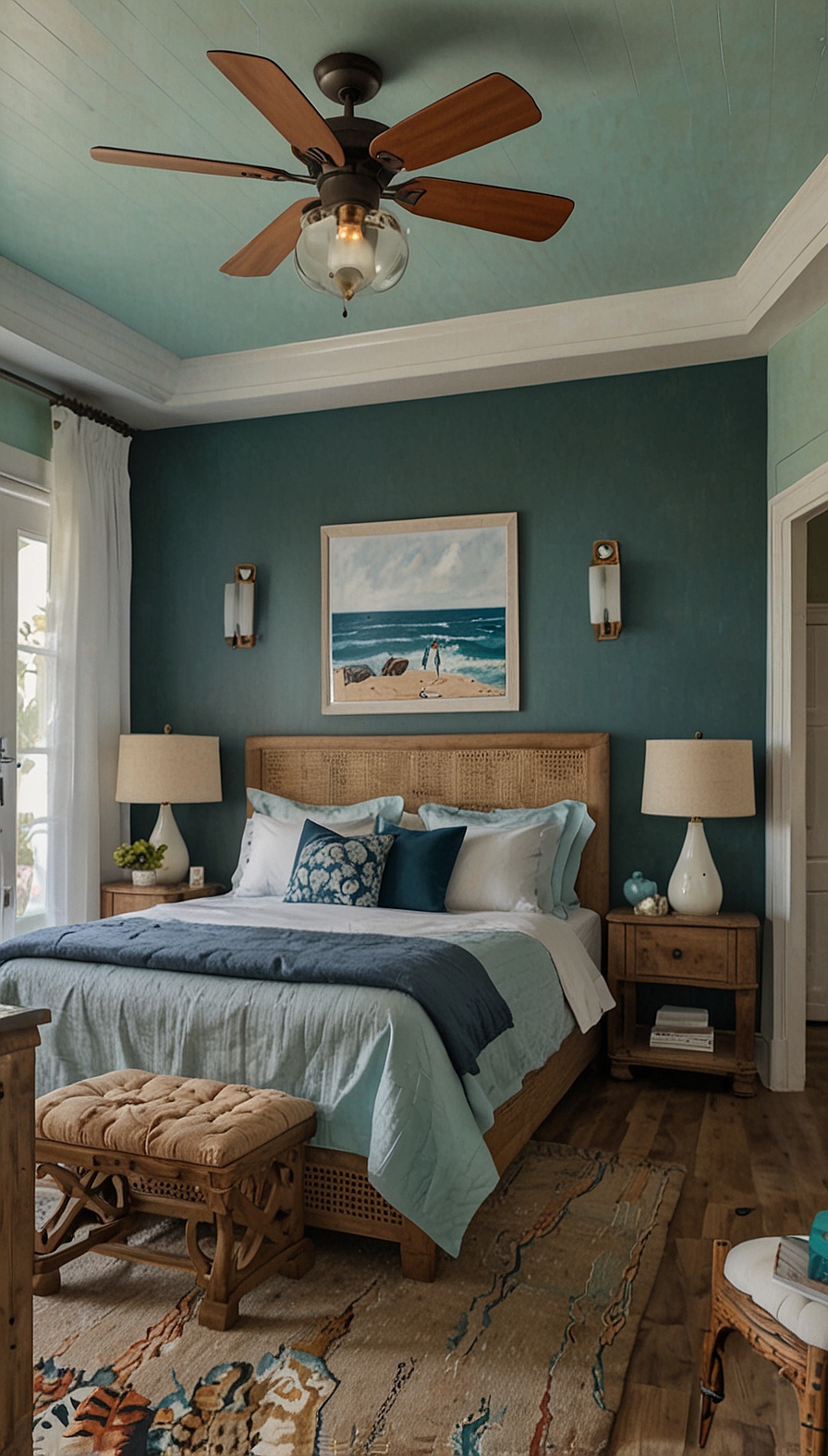 49 Cozy Coastal Bedroom Ideas