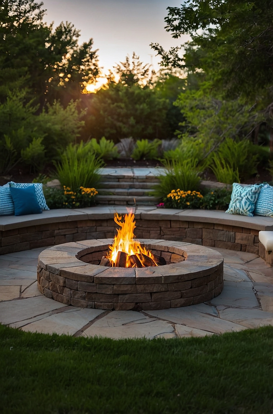 Make a Backyard Fire Pit on a Small Budget