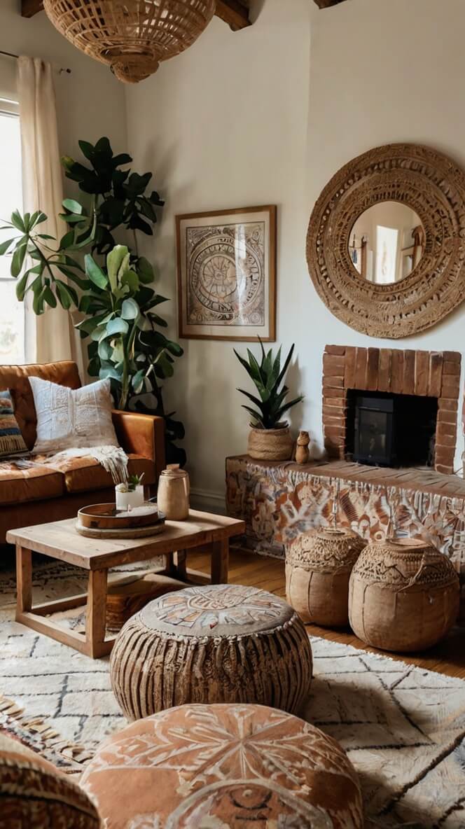 100 Modern Boho Living Room Decor Ideas