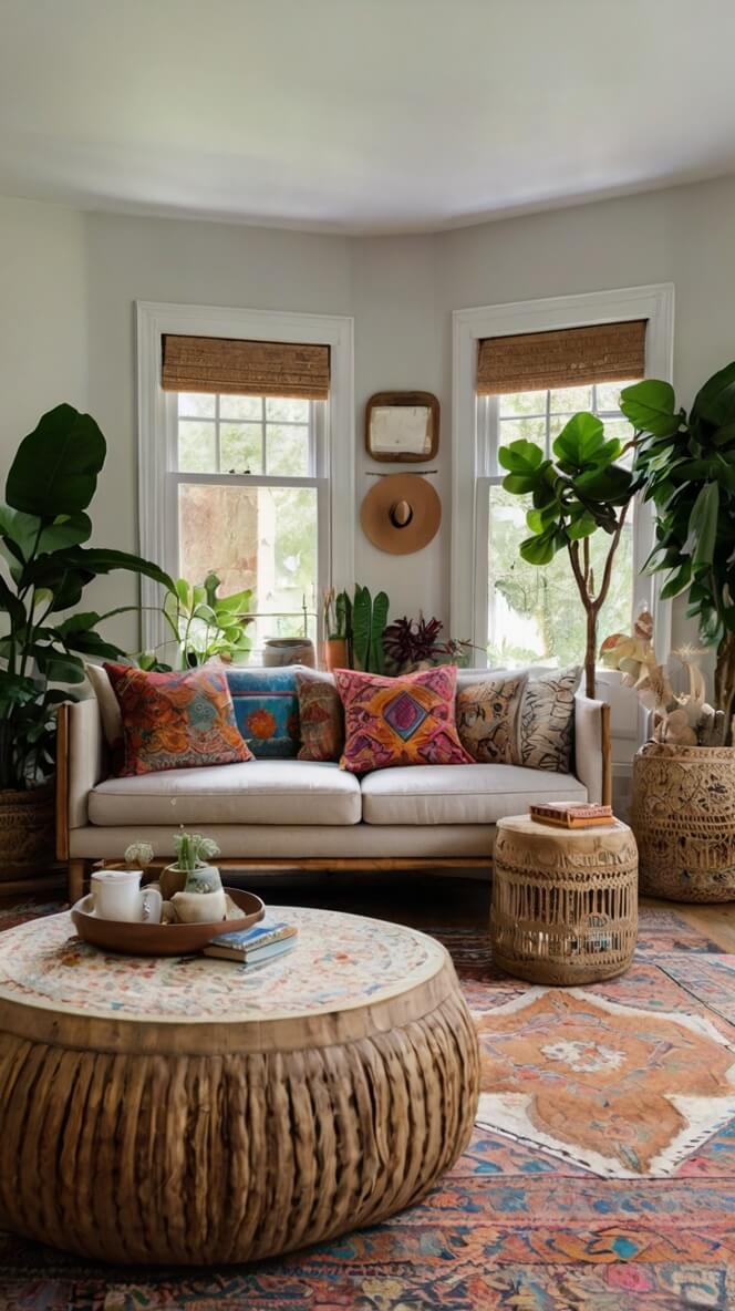 100 Modern Boho Living Room Decor Ideas