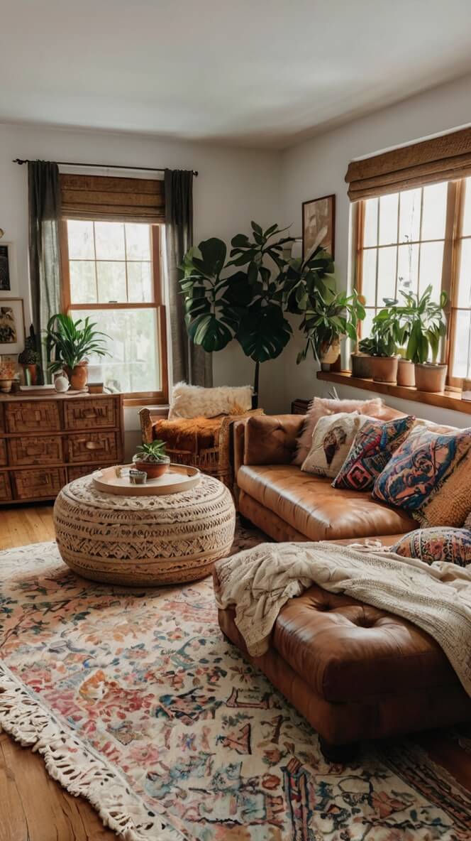 100 Modern Boho Living Room Decor Ideas