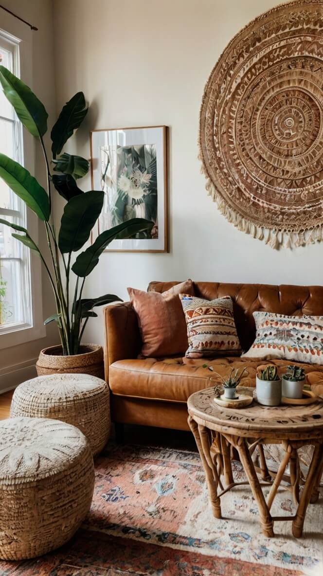 100 Modern Boho Living Room Decor Ideas