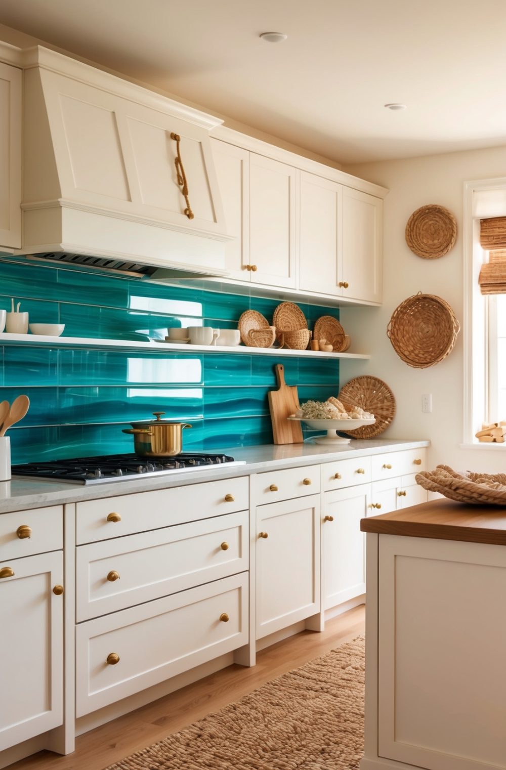 45 Refreshing Coastal Kitchen Decor Ideas