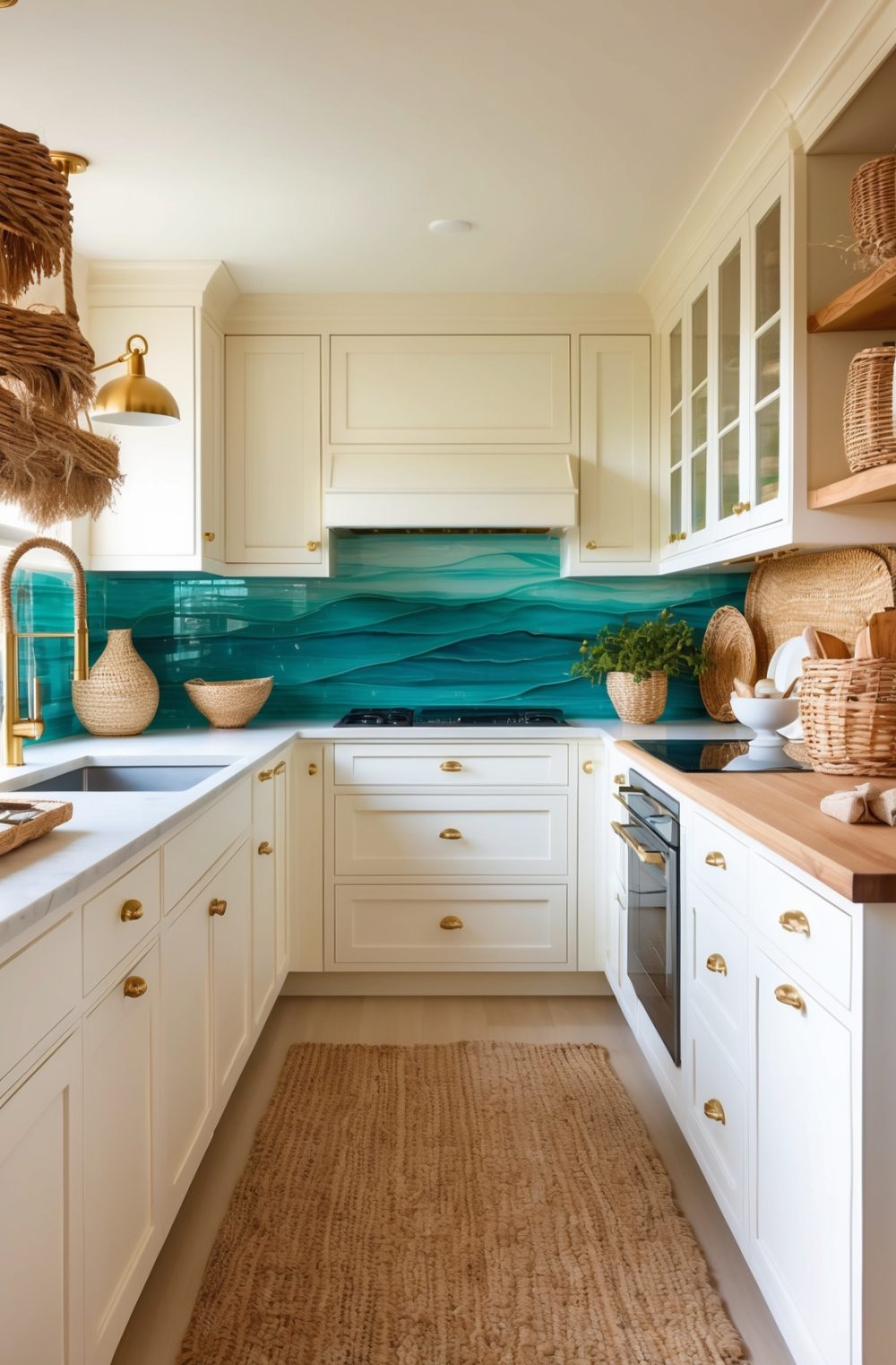 45 Refreshing Coastal Kitchen Decor Ideas