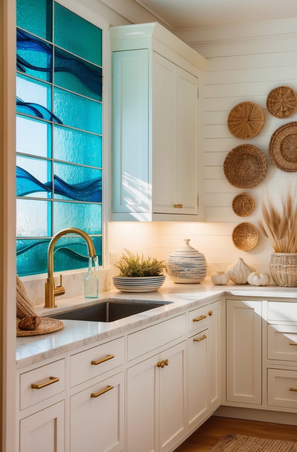 45 Refreshing Coastal Kitchen Decor Ideas