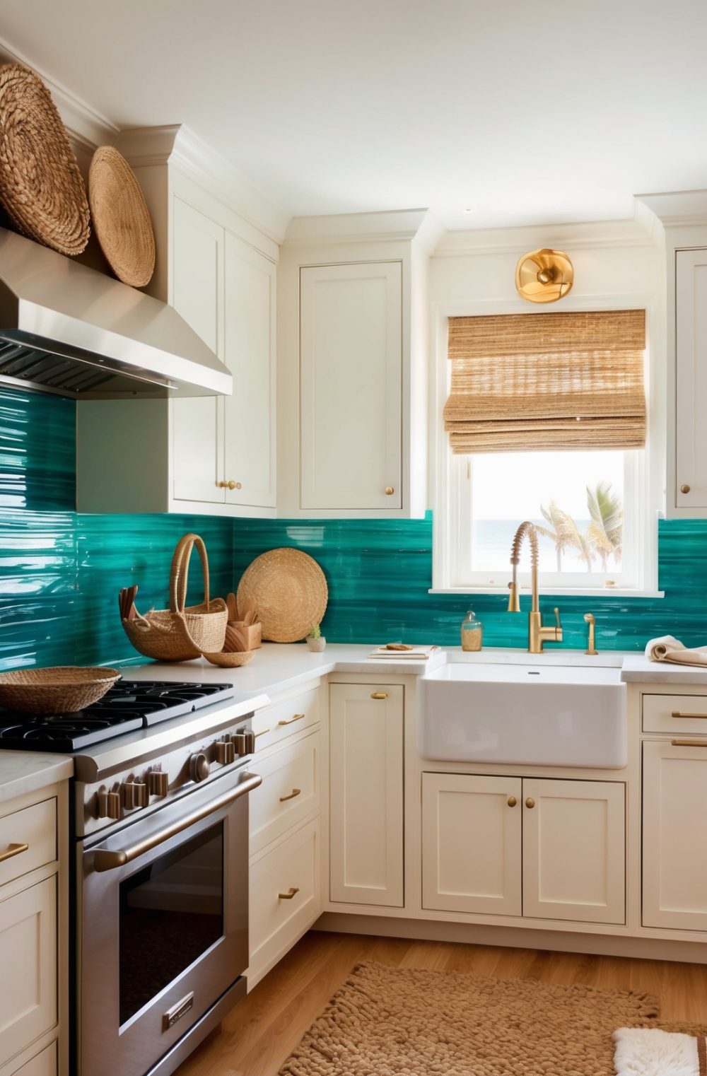 45 Refreshing Coastal Kitchen Decor Ideas