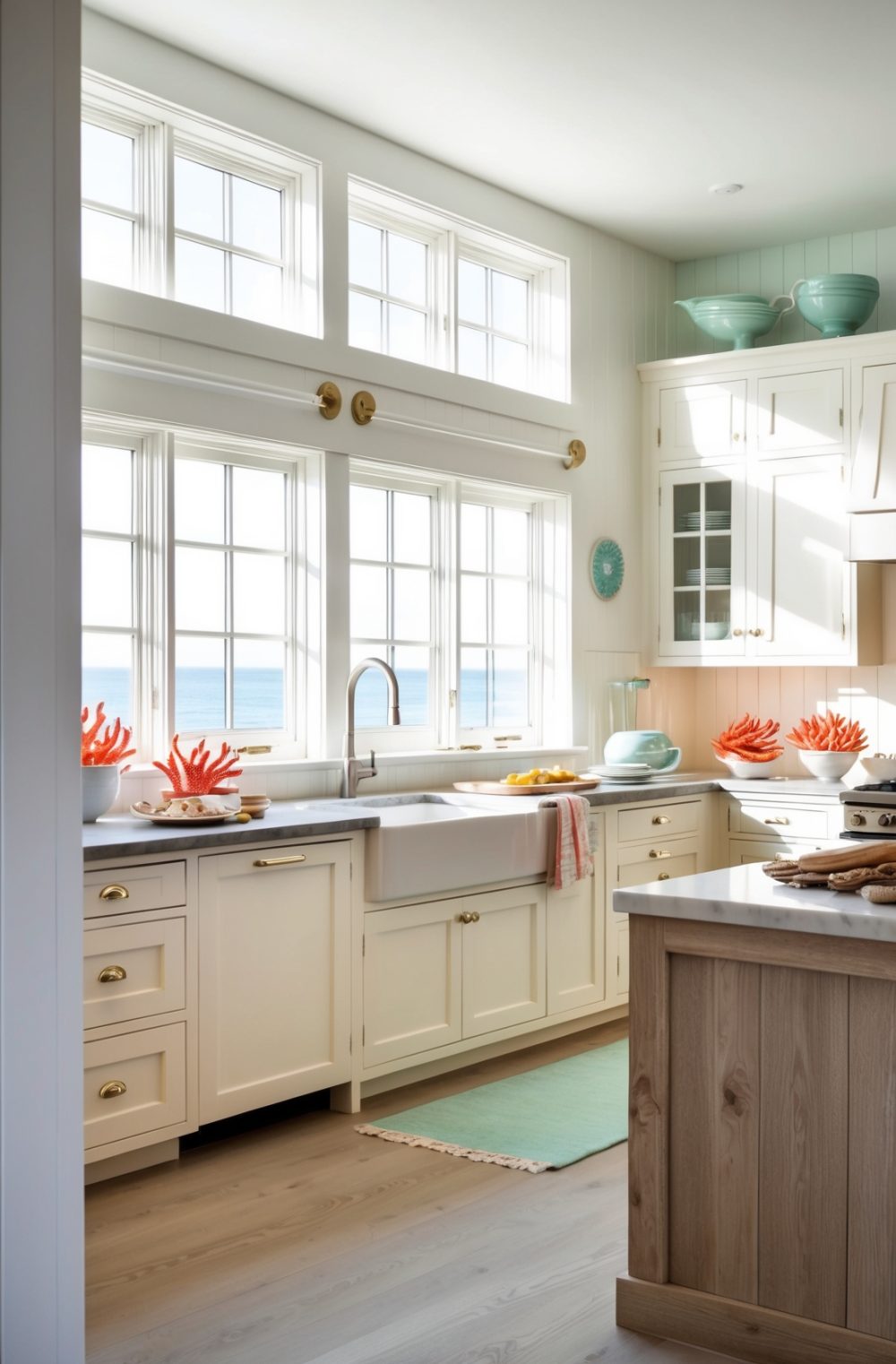 45 Refreshing Coastal Kitchen Decor Ideas