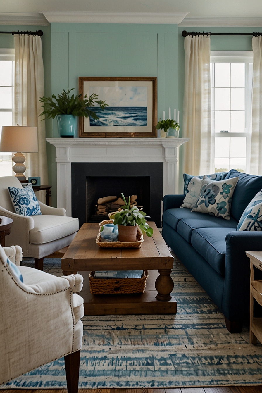 51 Coastal Living Room Ideas