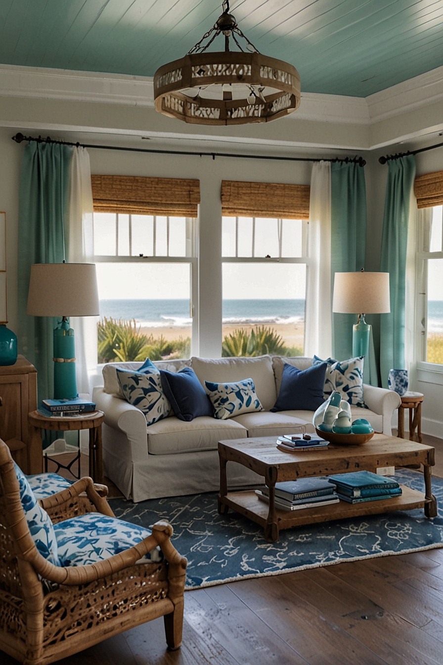 51 Coastal Living Room Ideas