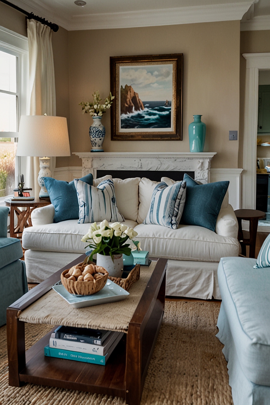 51 Coastal Living Room Ideas