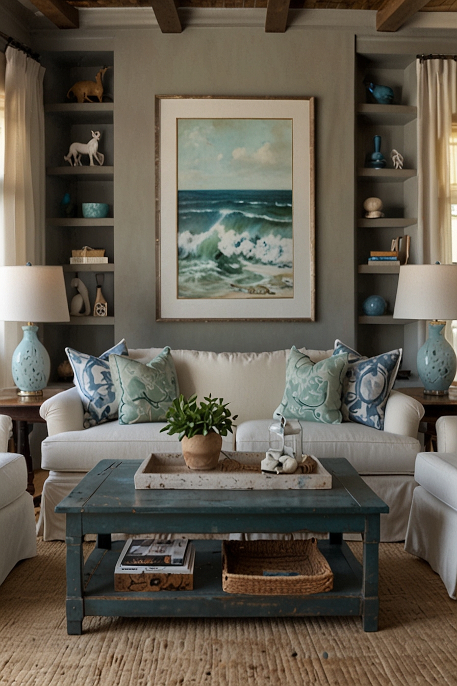 51 Coastal Living Room Ideas