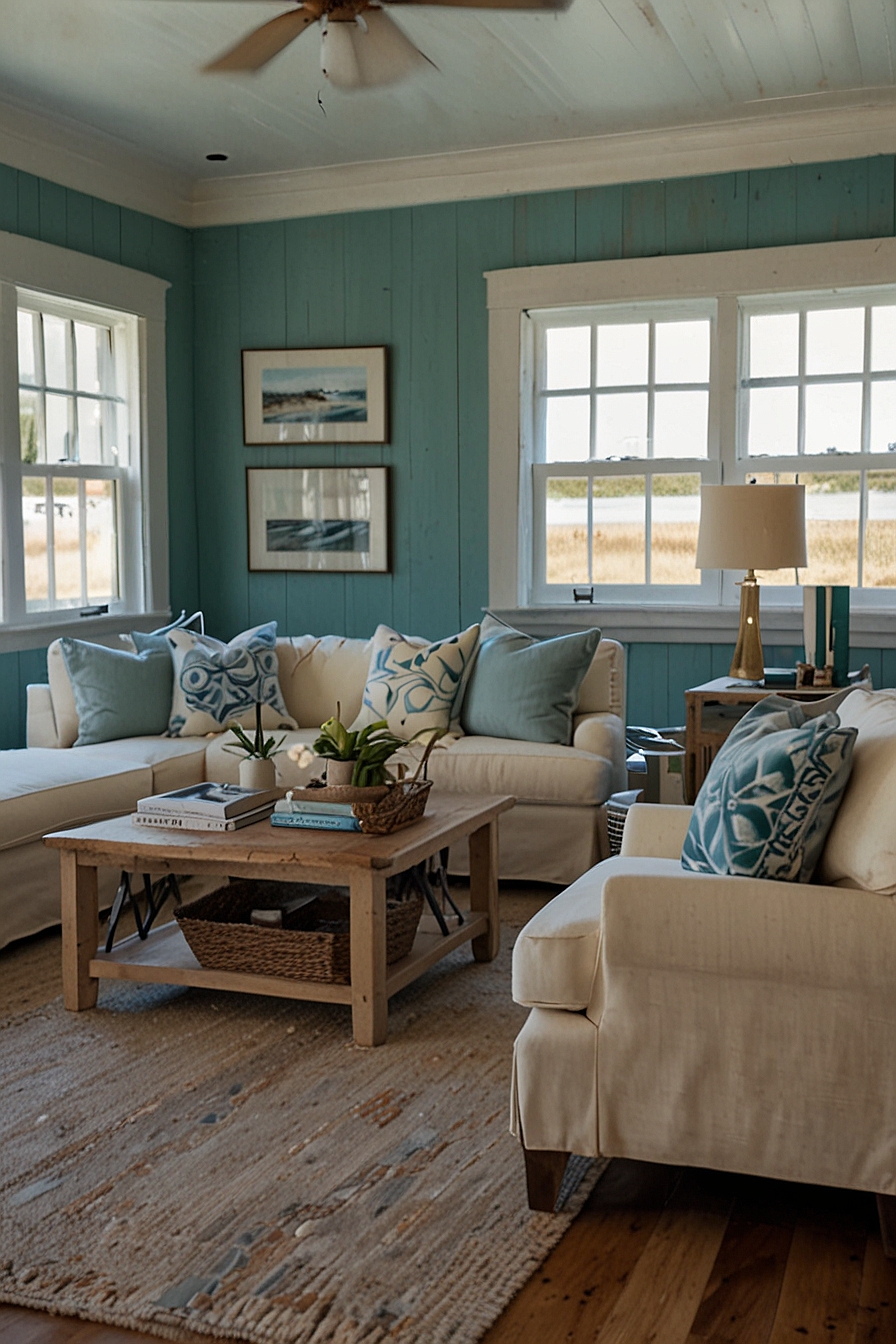 51 Coastal Living Room Ideas