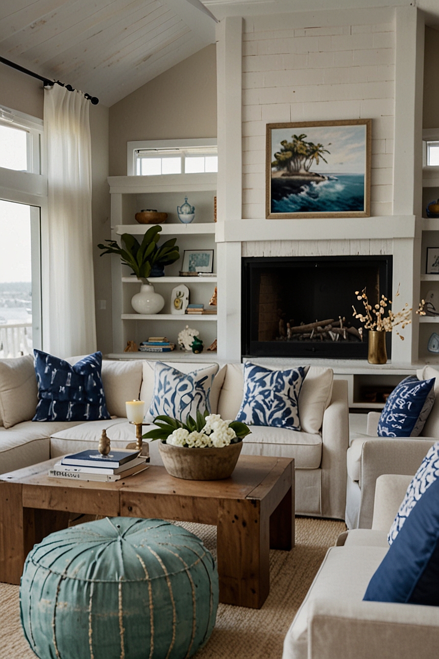 51 Coastal Living Room Ideas