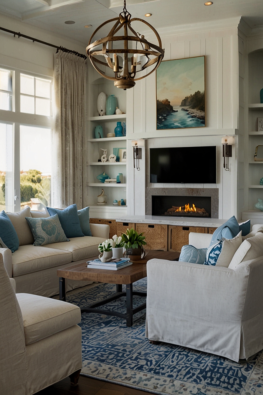 51 Coastal Living Room Ideas