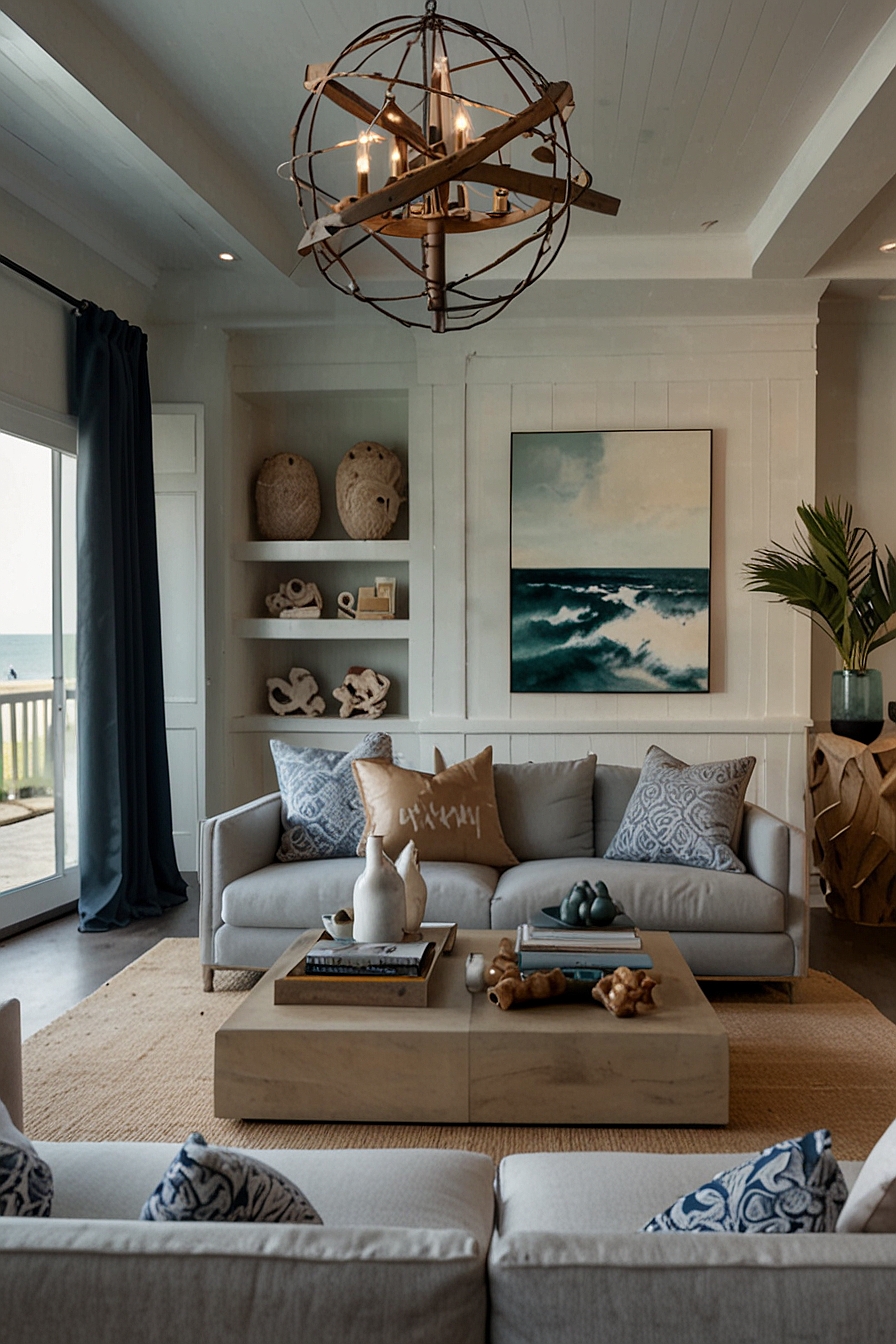 51 Coastal Living Room Ideas