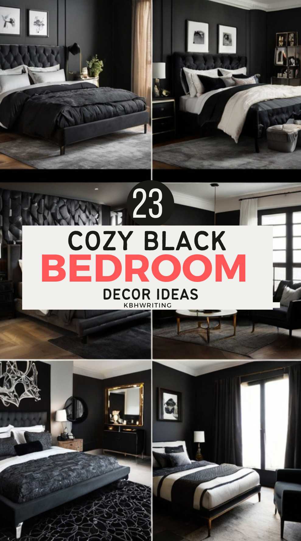 23 Cozy Black Bedroom Inspiration That Feels...too Good!