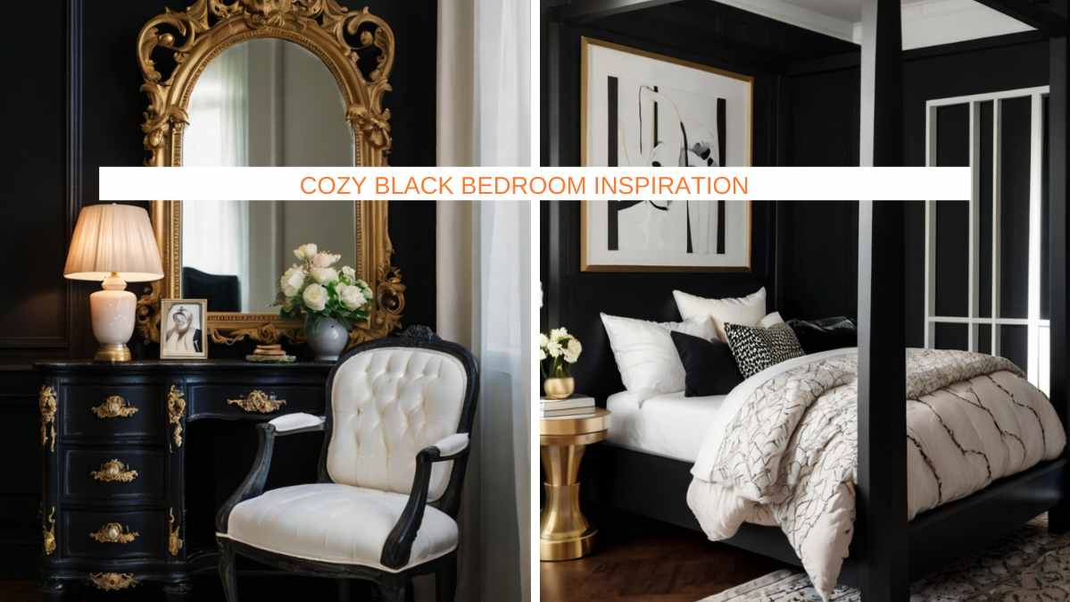 23 Cozy Black Bedroom Inspiration That Feels...too Good!