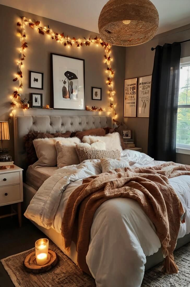 Cozy Fall Bedroom Ideas: Simple and Warm Inspirations