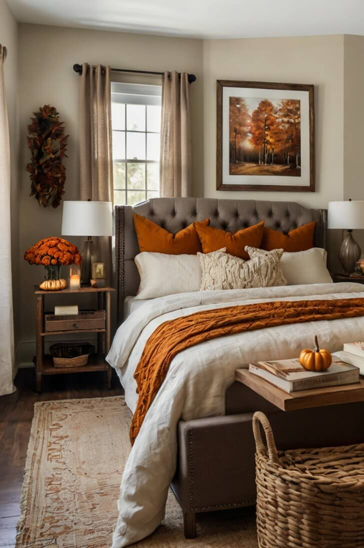 Cozy Fall Bedroom Ideas: Simple and Warm Inspirations