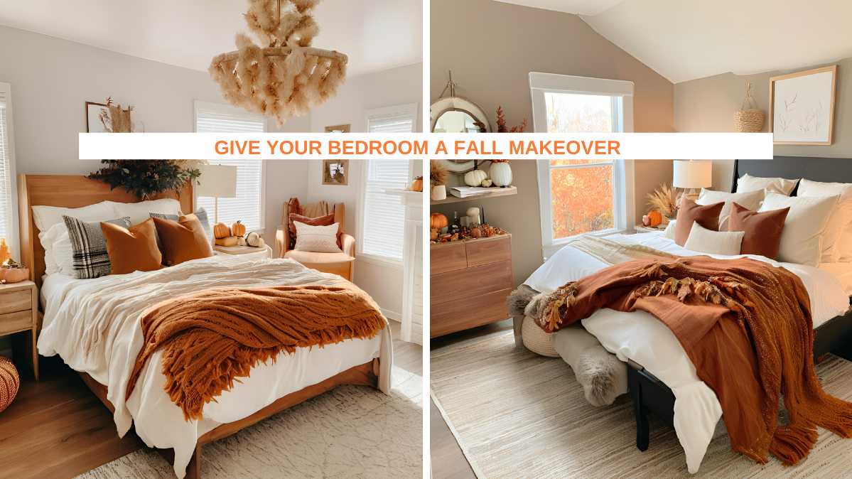 Inexpensive Ways to Give Your Bedroom a Fall Makeover