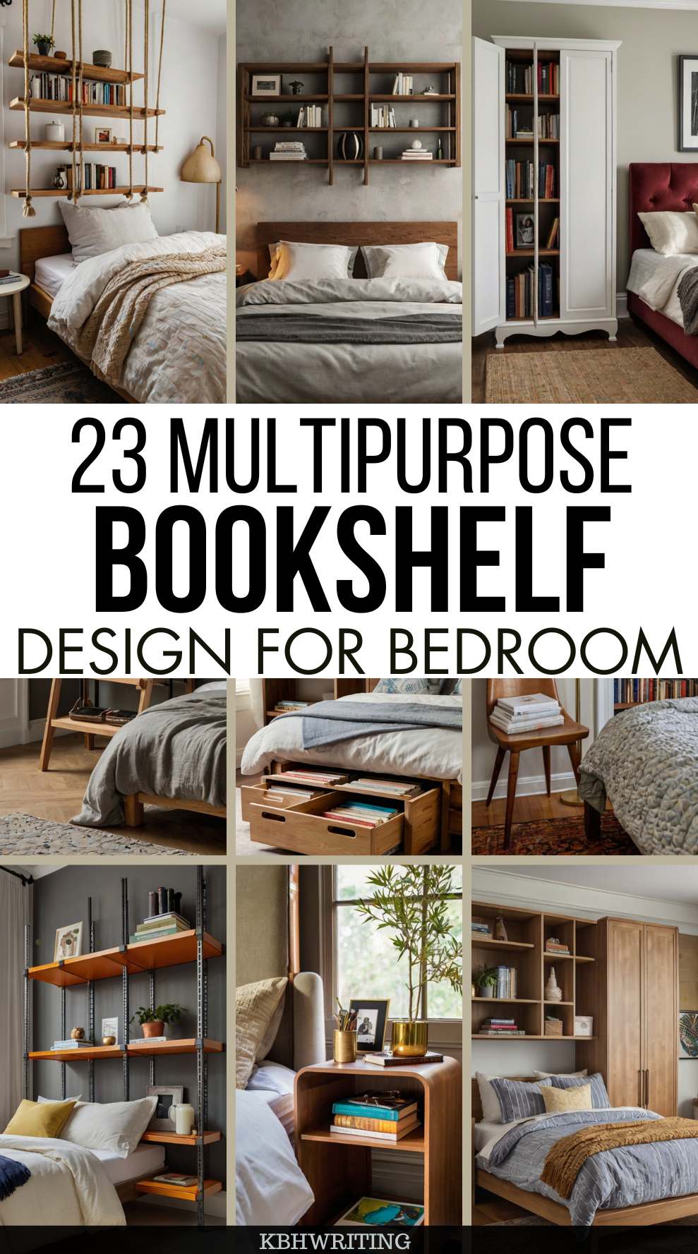 23 Multipurpose Bookshelf Ideas For Small Bedroom