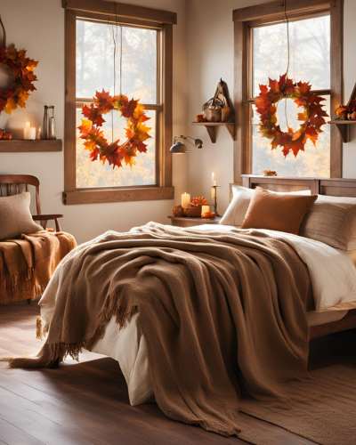 Inexpensive Ways to Give Your Bedroom a Fall Makeover