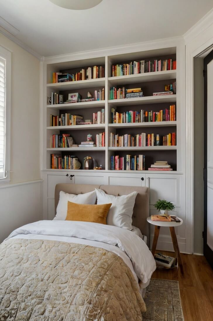 23 Multipurpose Bookshelf Ideas For Small Bedroom