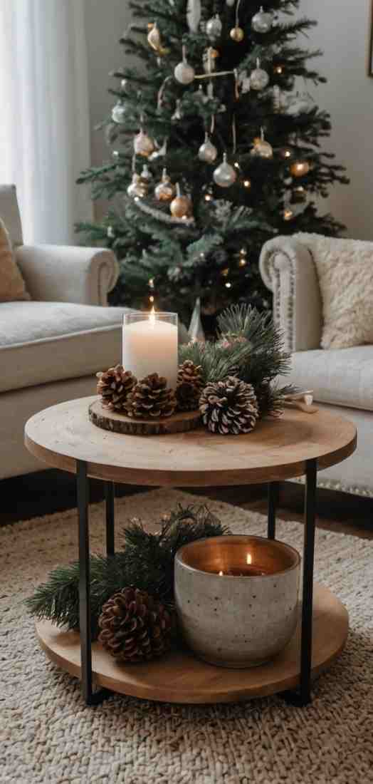 18 Christmas Coffee Table Decor Ideas to Spark Joy This Holiday Season