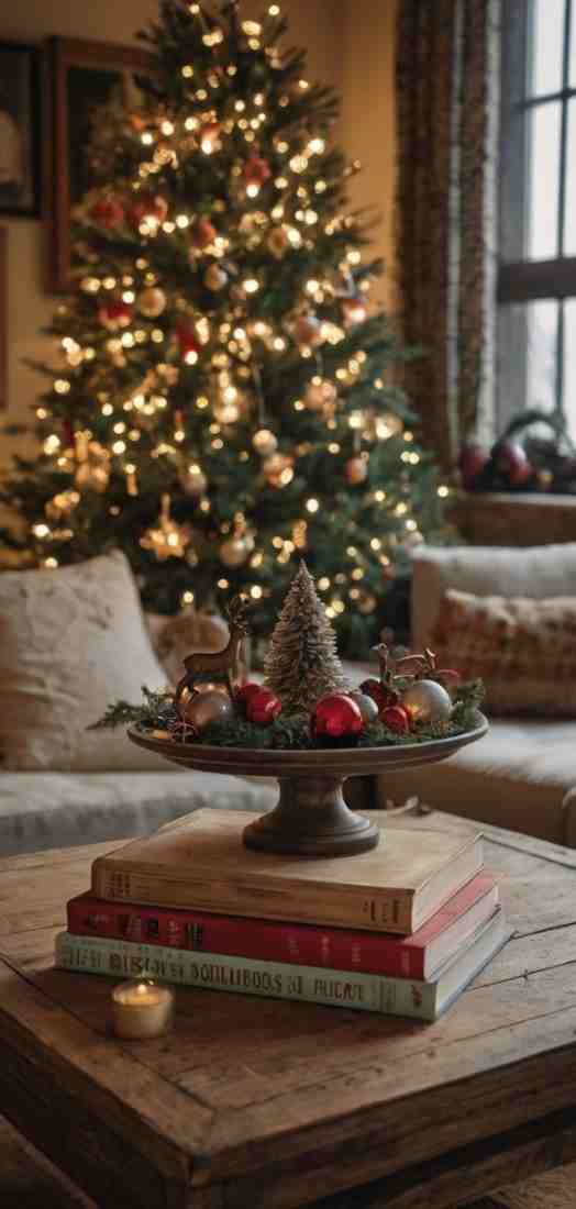 18 Christmas Coffee Table Decor Ideas to Spark Joy This Holiday Season