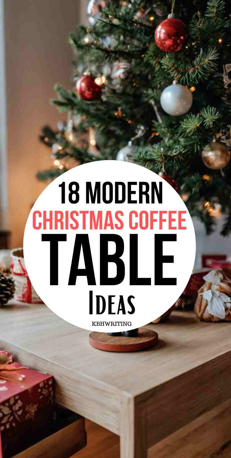 18 Christmas Coffee Table Decor Ideas to Spark Joy This Holiday Season