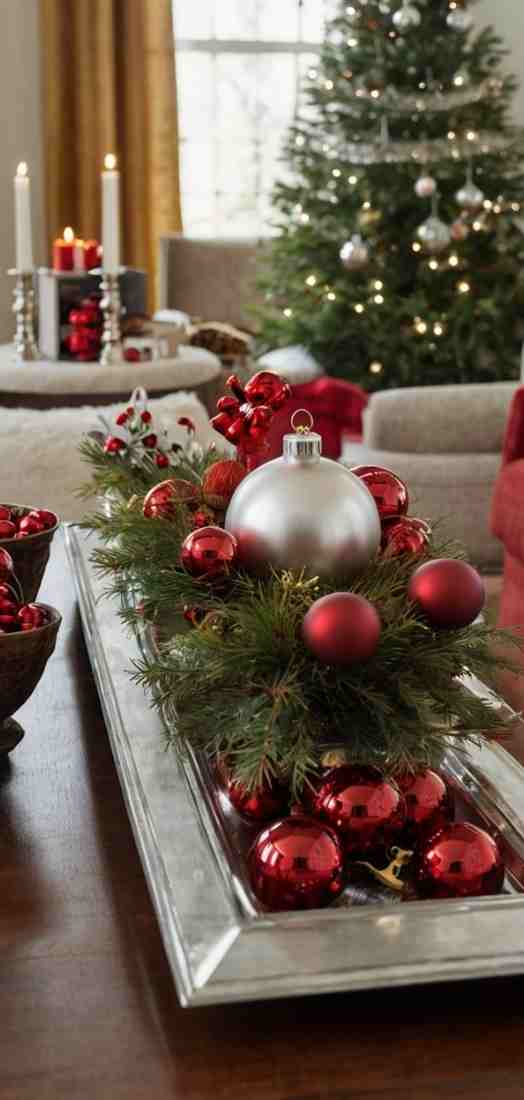 18 Christmas Coffee Table Decor Ideas to Spark Joy This Holiday Season