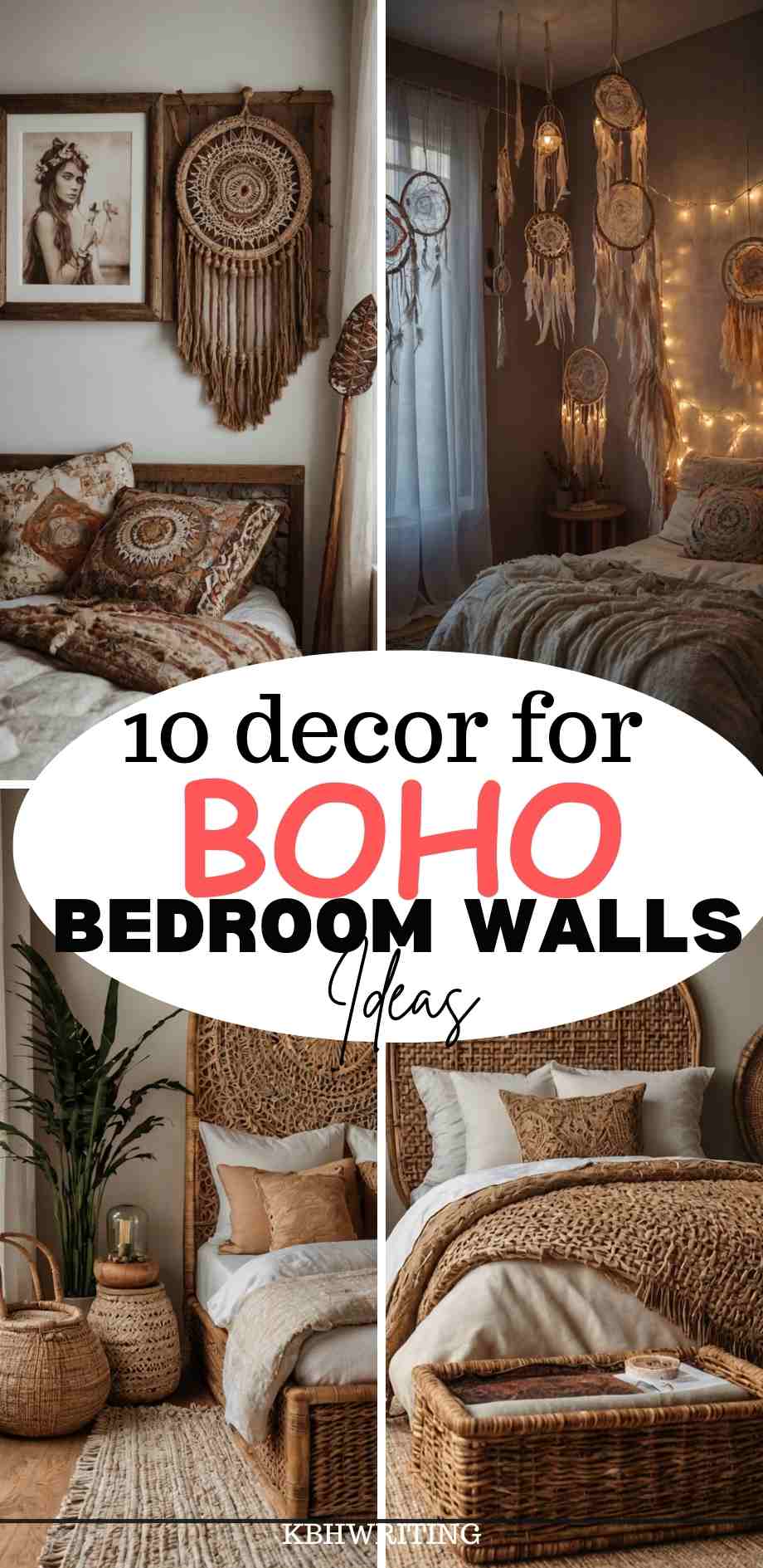 10 Captivating Boho Bedroom Wall Decor Ideas That Feels Welcoming