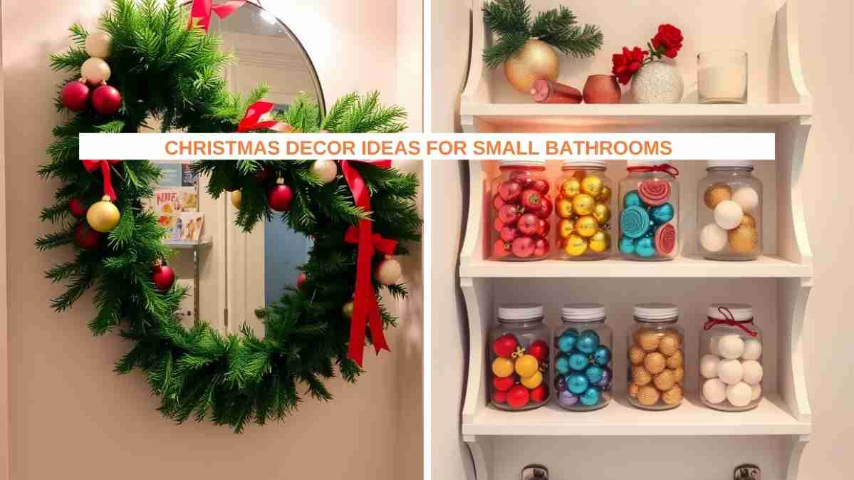 20 Festive Christmas Decor Ideas for Small Bathrooms