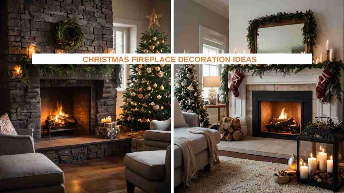 26 Creative Christmas Fireplace Decoration Ideas