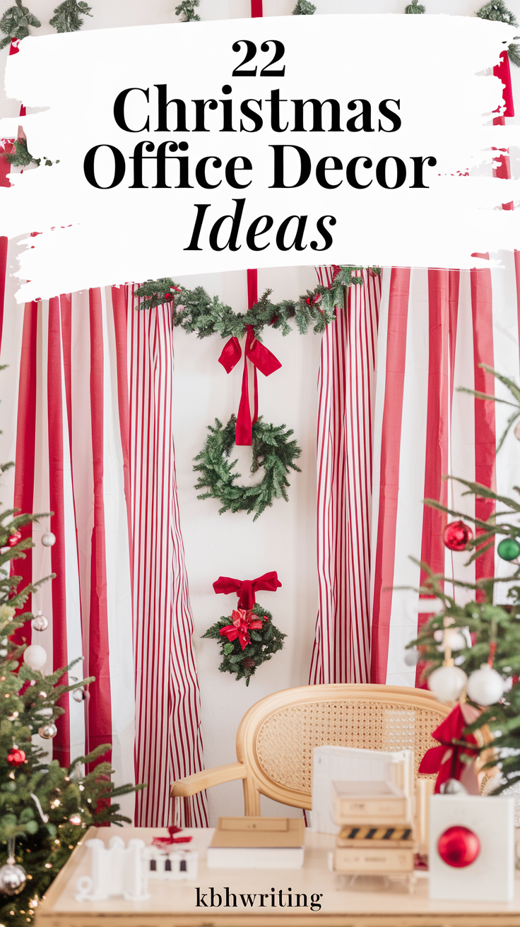 22 Christmas Office Decor Ideas to Spread Holiday Love