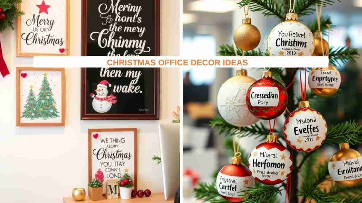 22 Christmas Office Decor Ideas to Spread Holiday Love