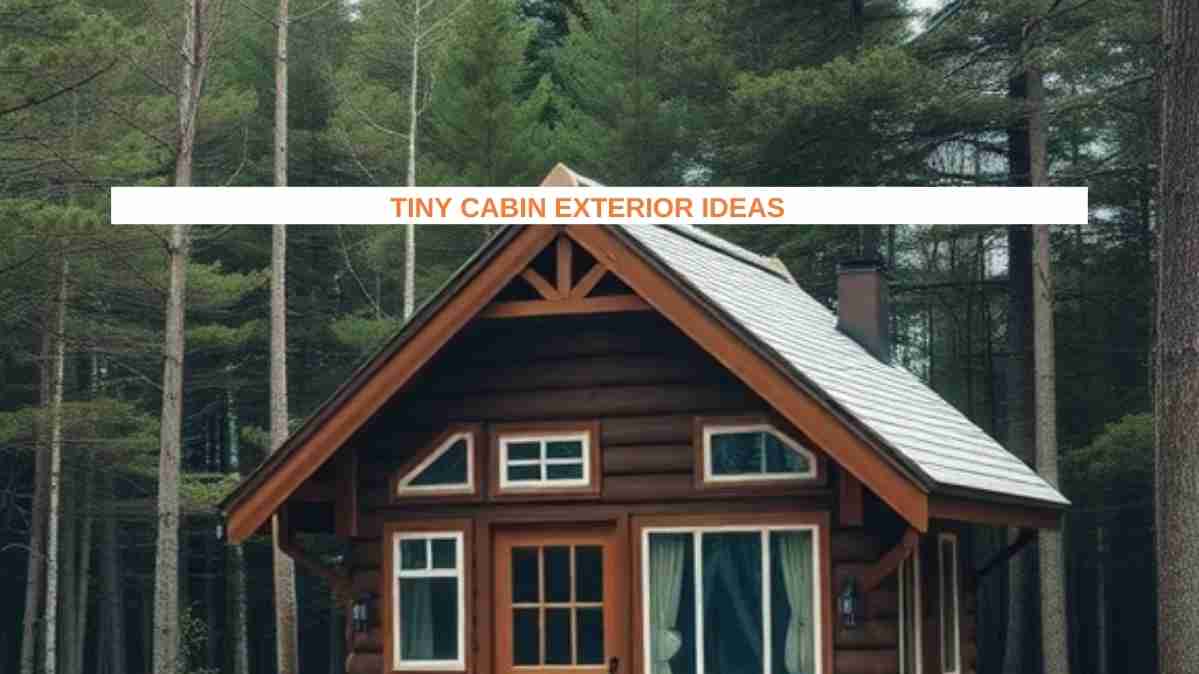 20 Charming Tiny Cabin Exterior Ideas