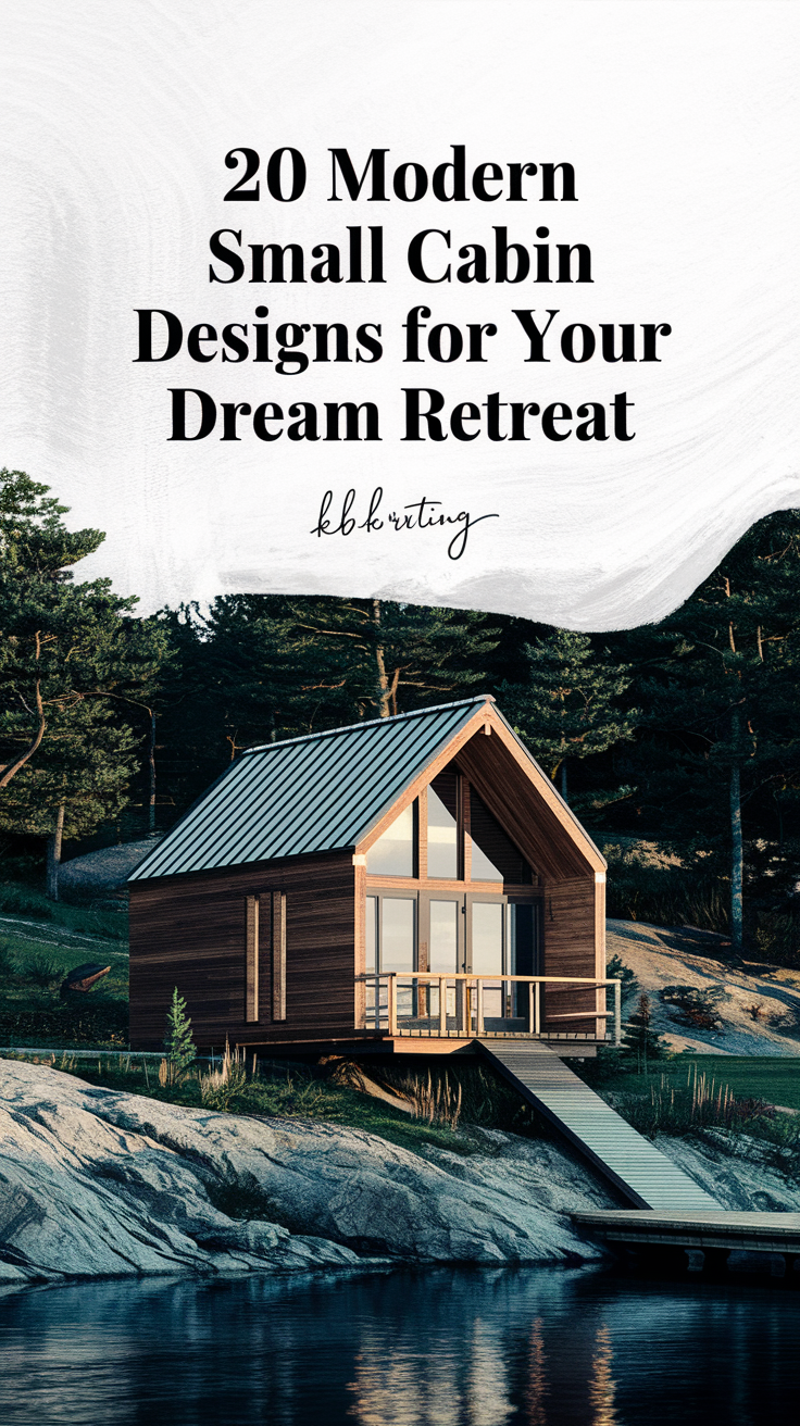 20 Modern Small Cabin Designs for Your Dream Retreat