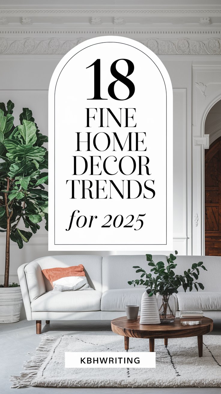 17 Exciting Home Decor Trends to Embrace in 2025