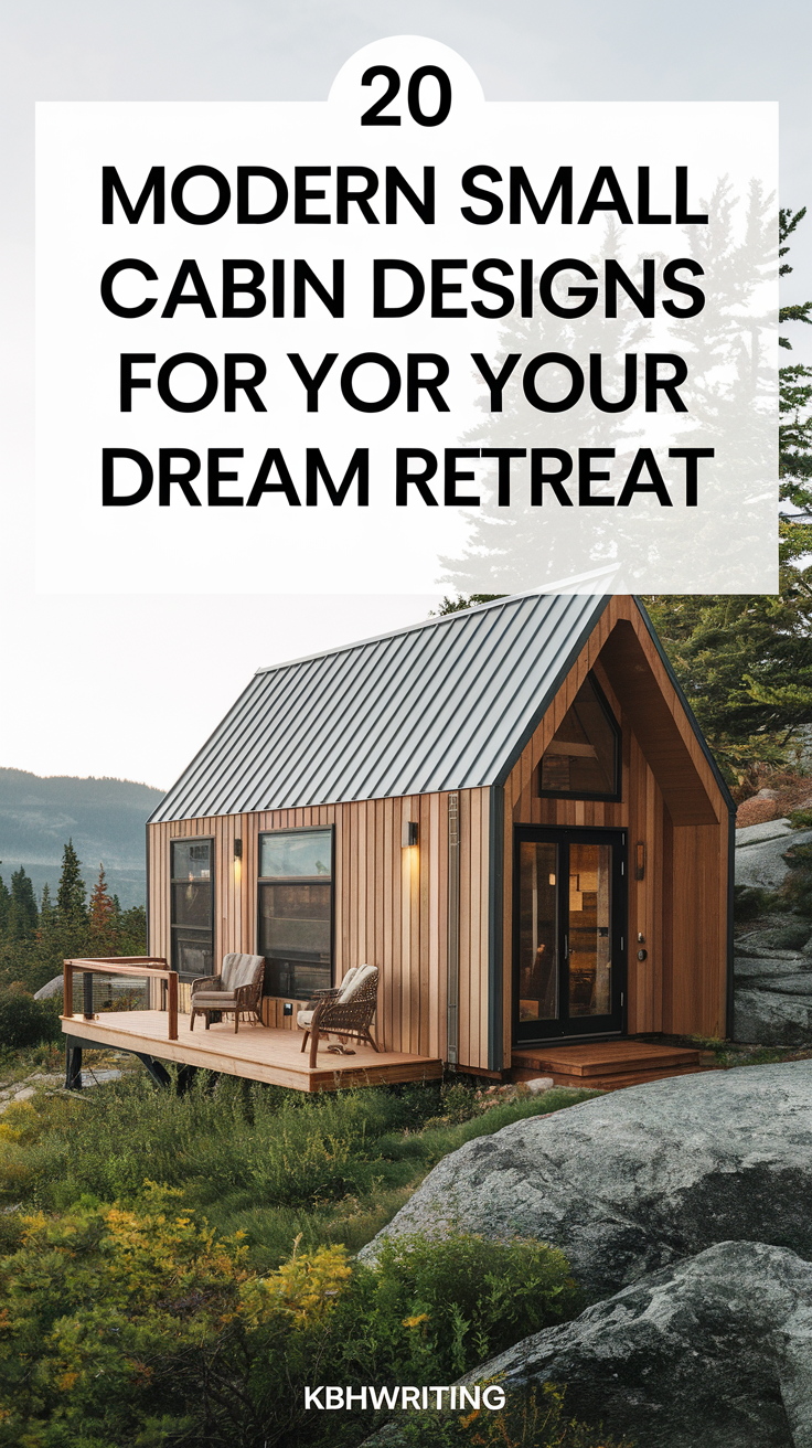 20 Modern Small Cabin Designs for Your Dream Retreat