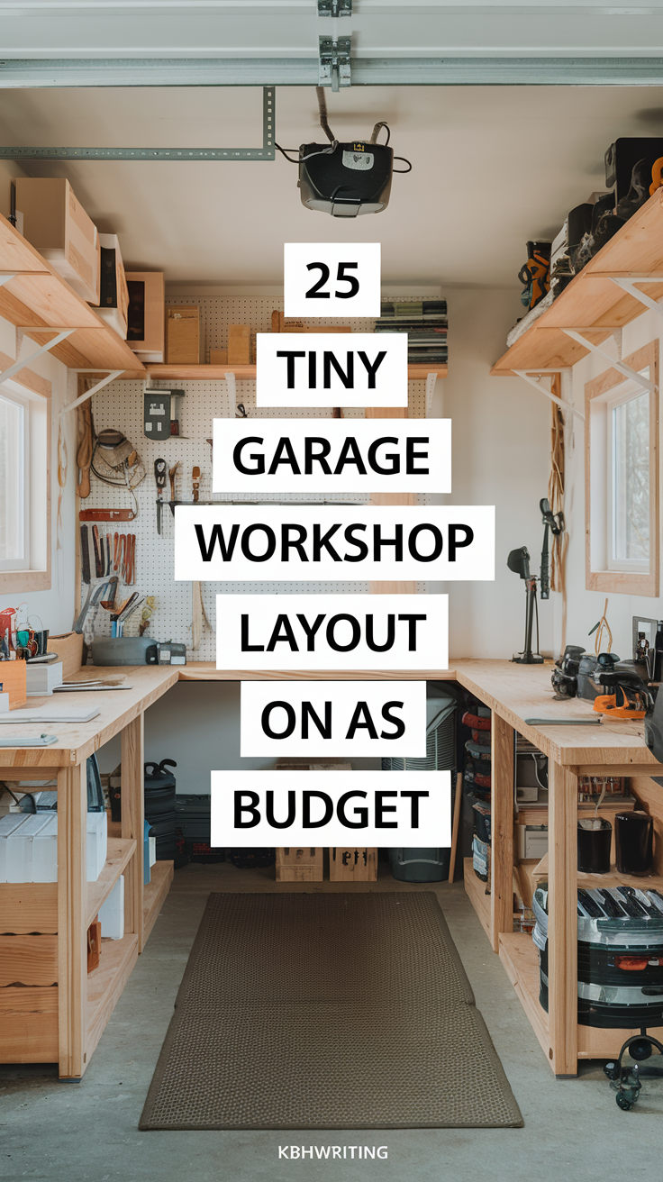 20 Tiny Garage Workshop Layout Ideas