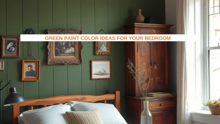 21 Green Paint Color Ideas for Your Bedroom