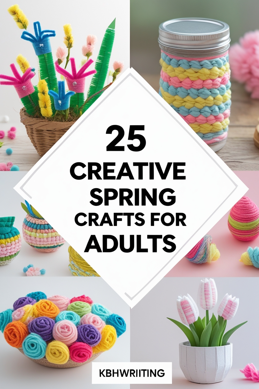 25 Creative Spring Crafts for Adults