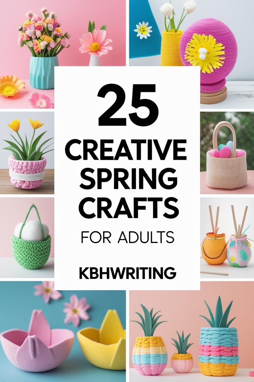 25 Creative Spring Crafts for Adults