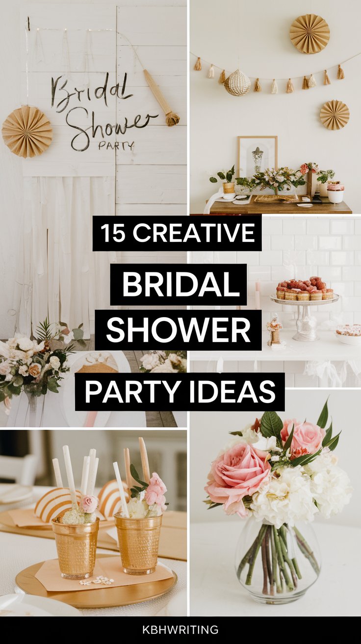 15 Creative Bridal Shower Party Ideas to Celebrate the Bride