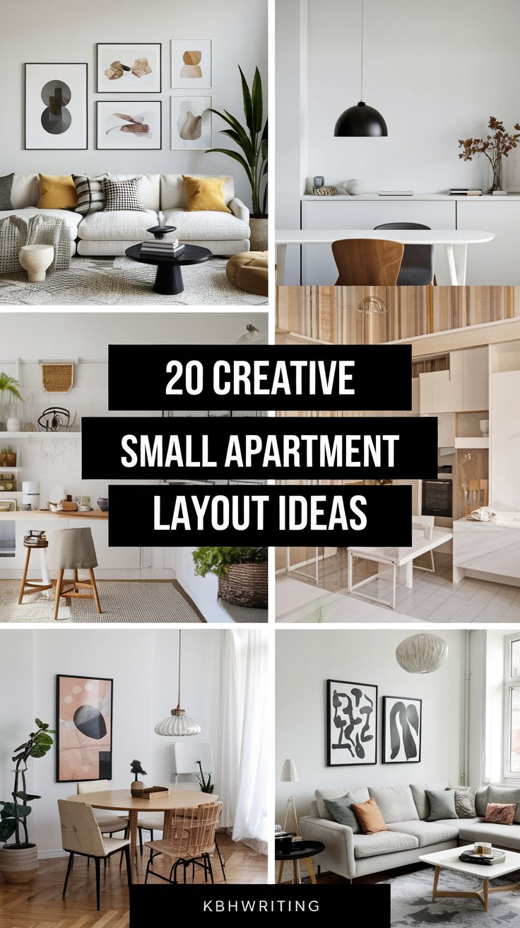 20 Creative Small Apartment Layout Ideas